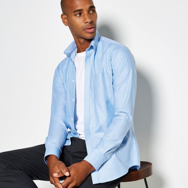 Slim fit workwear Oxford shirt long sleeved Thumbnail