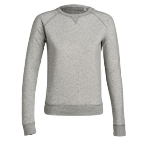 Heather Grey - Stella Trips - Round Neck Raglan Sleeve Sweatshirt Thumbnail