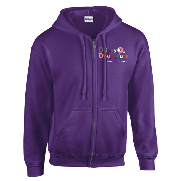 DD - ADULT ZIP UP HOODIE - LB LOGO & BIG DOUG ON THE BACK Thumbnail